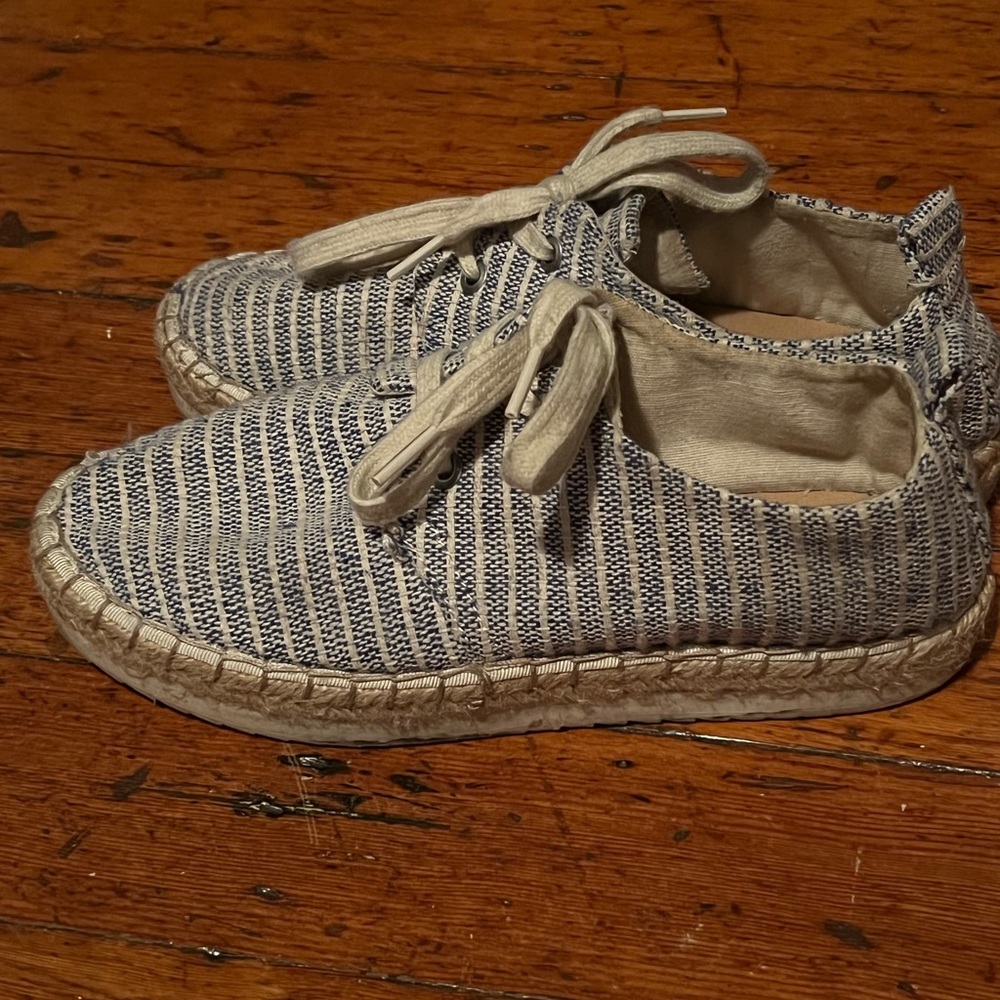 Blue Espadrilles Size 7